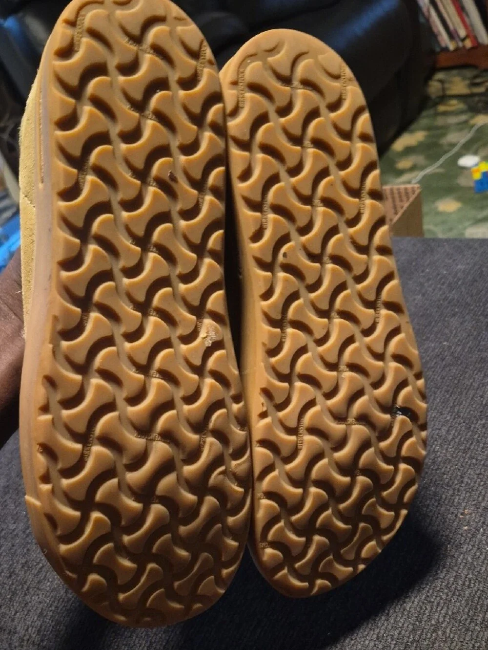 Birkenstock Men's Suede Sneakers in Tan